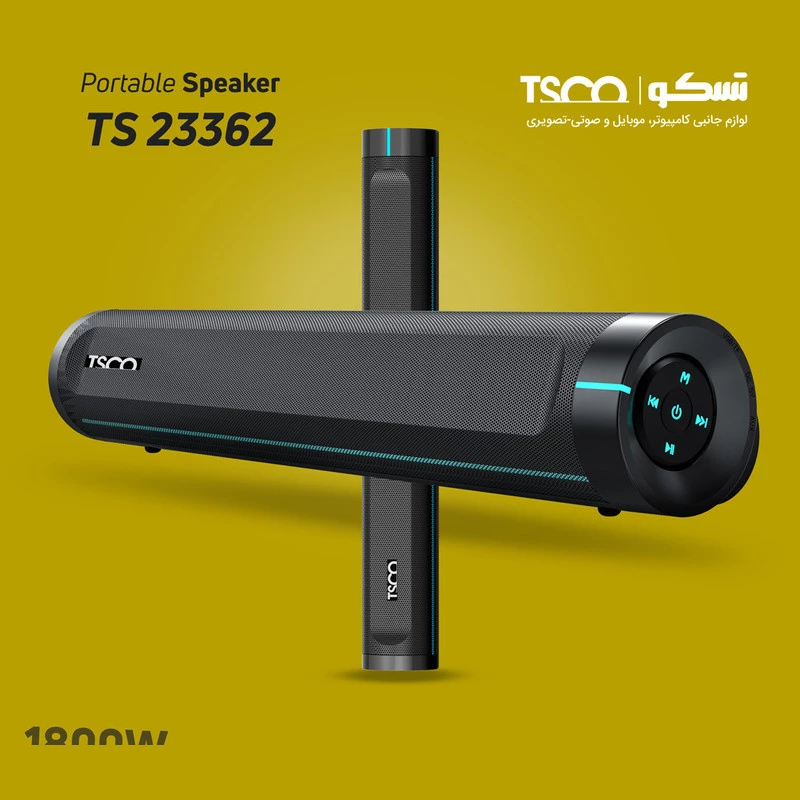 اسپیکر بلوتوثی قابل حمل تسکو مدل TS 23362 تصویر ۳