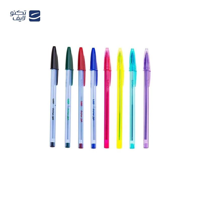 خودکار بیک مدل Cristal Soft and Fashion بسته 8 عددی تصویر ۴