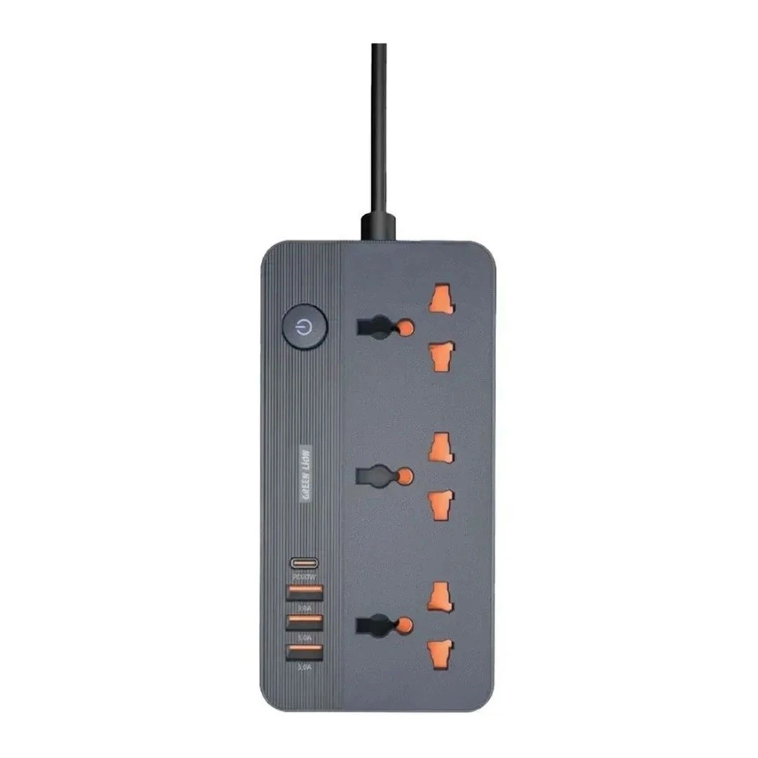 چندراهی برق گرین لاین مدل Lion GS-200 Power Socket 2500W - 3 تصویر ۳