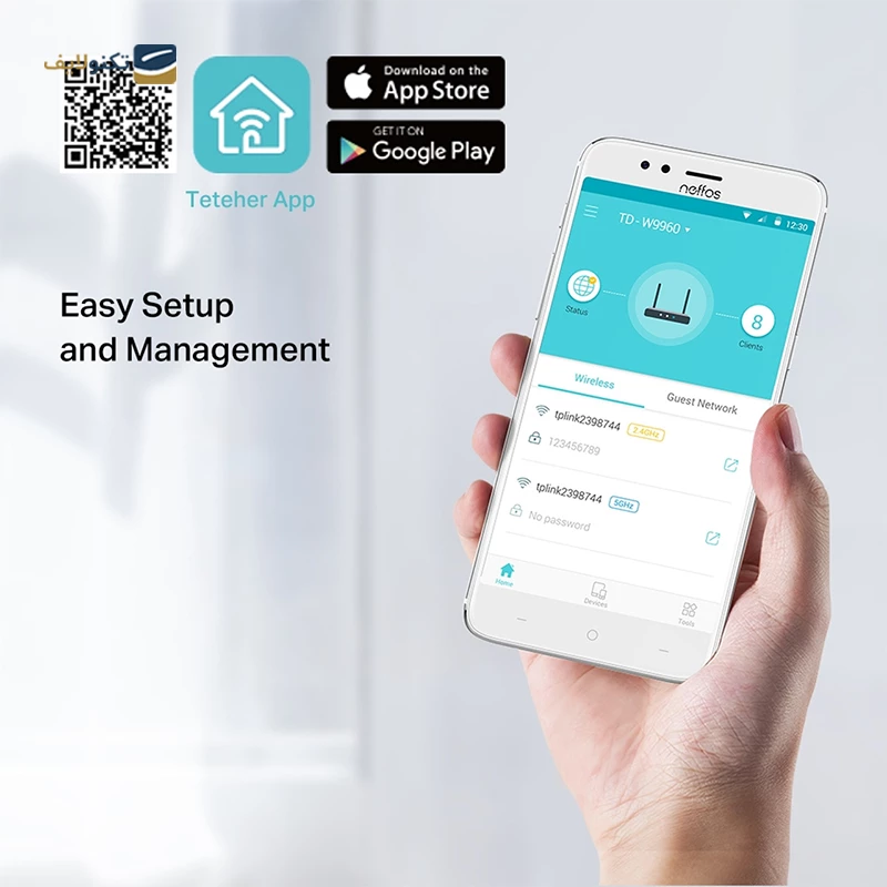 مودم روتر VDSL/ADSL تی پی -لینک مدل TD-W9960 تصویر ۴
