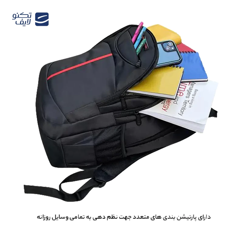 کوله پشتی مدل Pierre Cardin PC1006 تصویر ۴