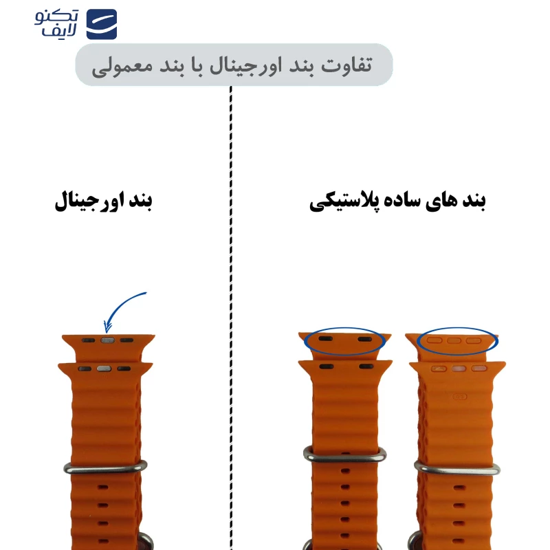 ساعت هوشمند ورنا مدل T49 Ultra با بند فلزی به همراه 2 بند اضافه و شارژر تصویر ۴
