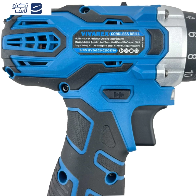 دریل پیچ گوشتی شارژی ویوارکس مدل VR12V-2A مجموعه 28 عددی تصویر ۵