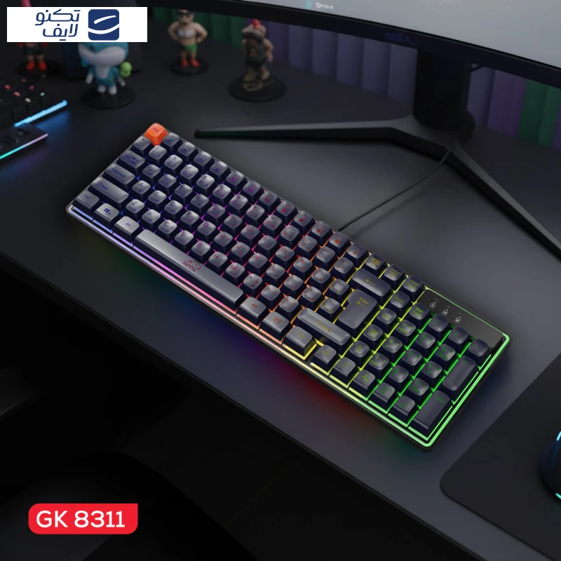 کیبورد مخصوص بازی تسکو مدل GK 8311 Apollo تصویر ۵
