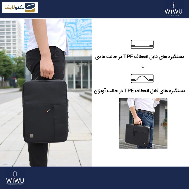کیف لپ تاپ 15.6 اینچی ویوو مدل Alpha Double Layer Sleeve تصویر ۵