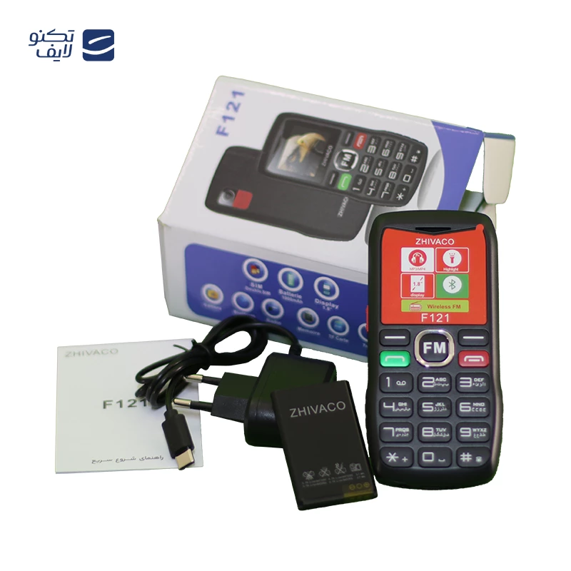 گوشی موبایل ژیواکو مدل F121 ظرفیت 32 مگابایت دو سیم کارت تصویر ۵