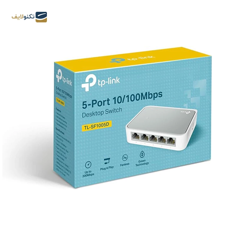 سوئیچ شبکه 5 پورت تی پی لینک مدل TL-SF1005D تصویر ۵