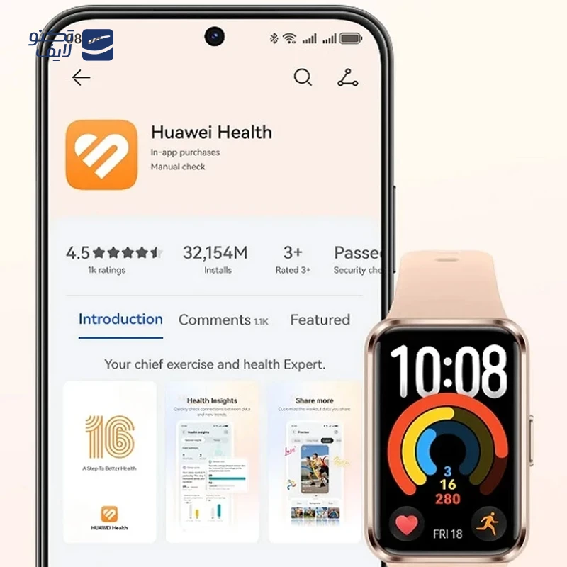 مچ بند هوشمند هواوی مدل Band 11 با بند سیلیکونی تصویر ۵