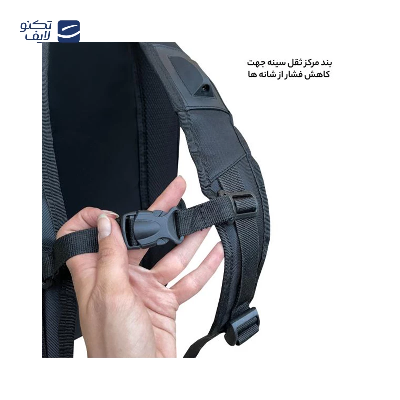 کوله پشتی لپ تاپ 17 اینچ فوروارد مدل FCLT6688 تصویر ۵